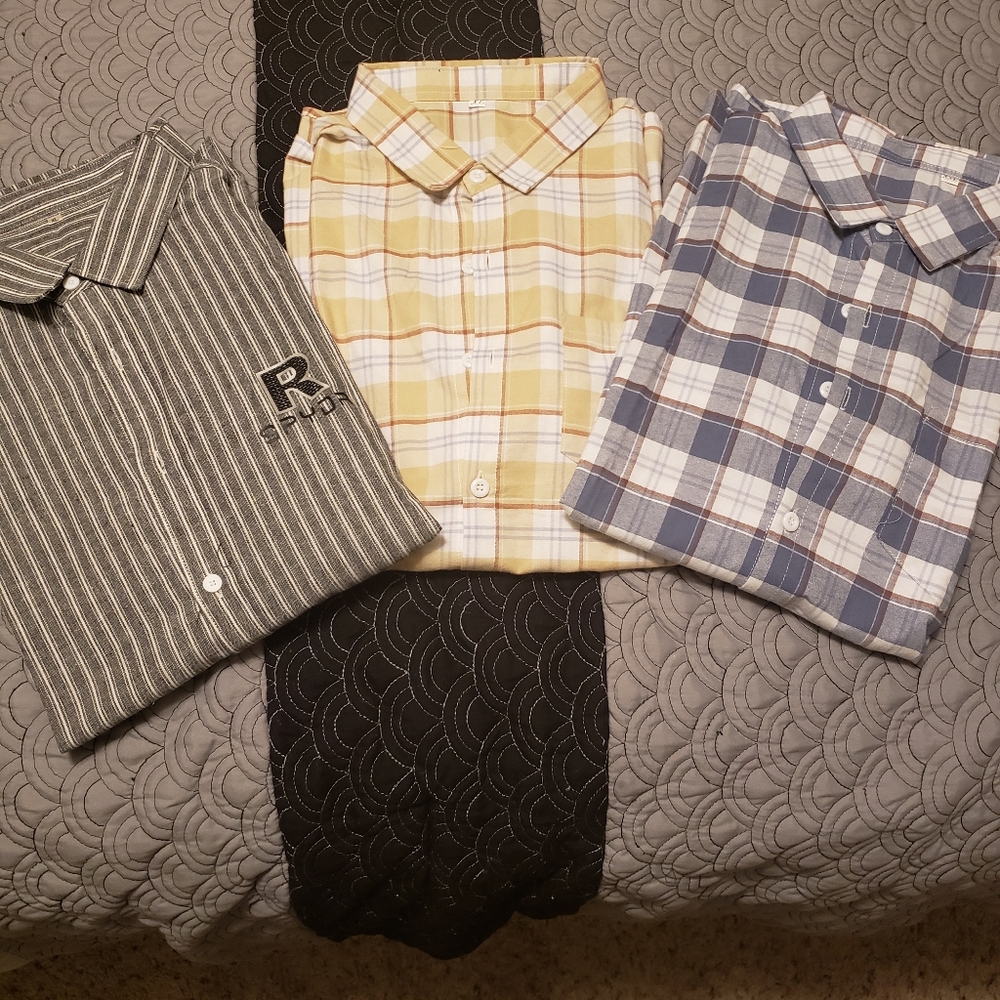 Men's Short Sleeve button down shirts
